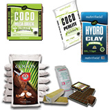 hydroponics coco perlite clayball rockwool